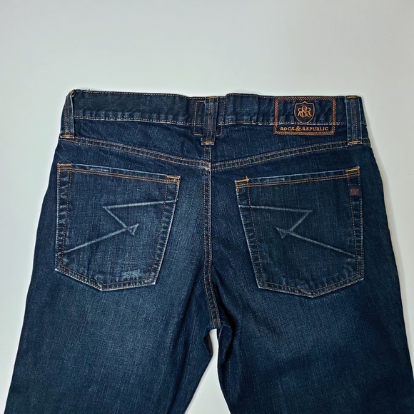 Rock & Republic | Men's Rigid Dark Jeans 34x30 - Picture 8 of 16